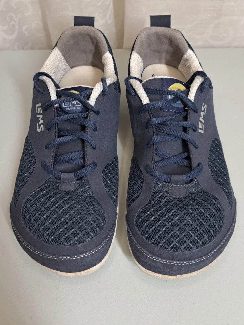 Lems Primal 2 Shoe Mens Sz 8/Womens 9.5 Blue Eclipse Minimalist Barefoot Sneaker